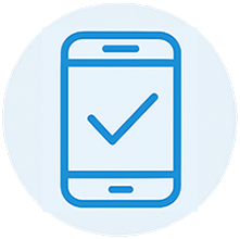 Icon einfache Abwicklung
